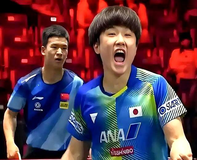 中国队鏖战奥地利队,张本智和状态火热 中国队鏖战奥地利队,张本智和状态火热